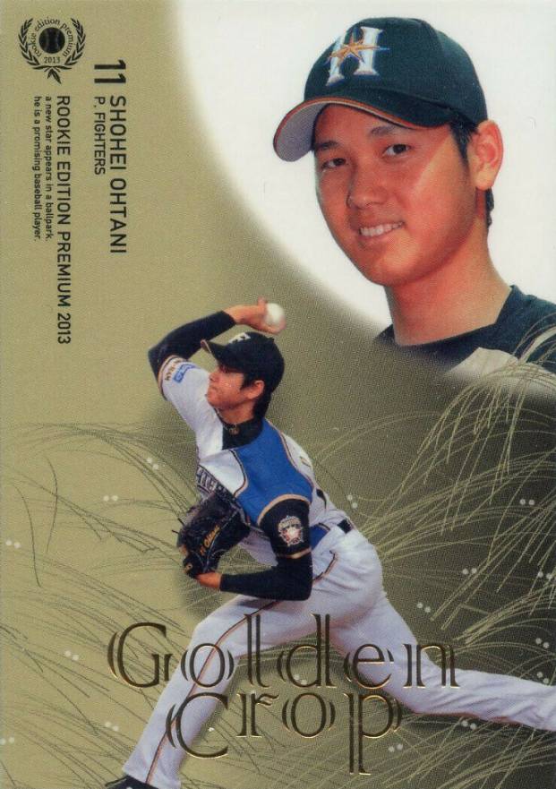 2013 BBM Rookie Edition Premium Shohei Ohtani #RP43 Baseball Card