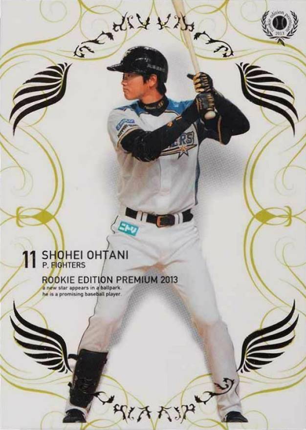 2013 BBM Rookie Edition Premium Shohei Ohtani #RP19 Baseball Card