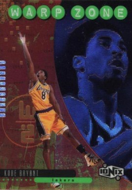 1998 Upper Deck Ionix Warp Zone Kobe Bryant #Z12 Basketball Card
