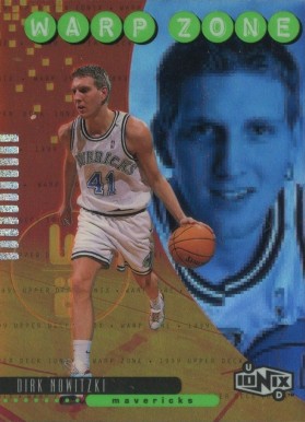 1998 Upper Deck Ionix Warp Zone Dirk Nowitzki #Z6 Basketball Card