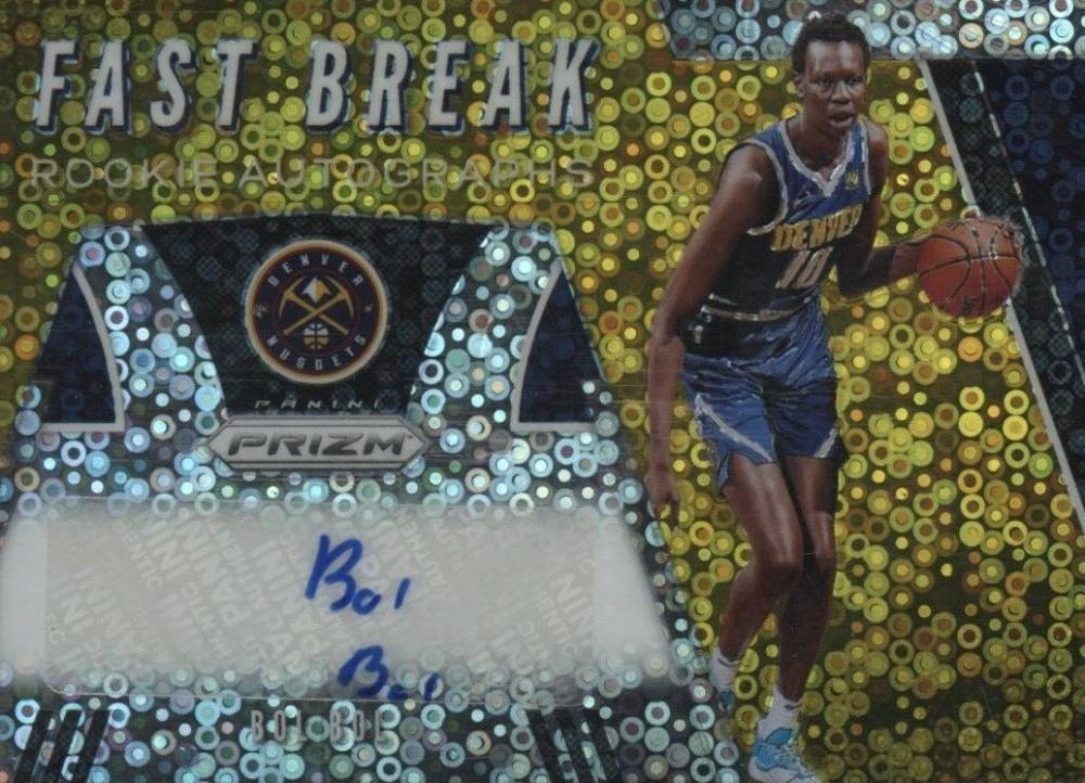 2019 Panini Prizm Fast Break Rookie Autographs Bol Bol #FRBOL Basketball Card