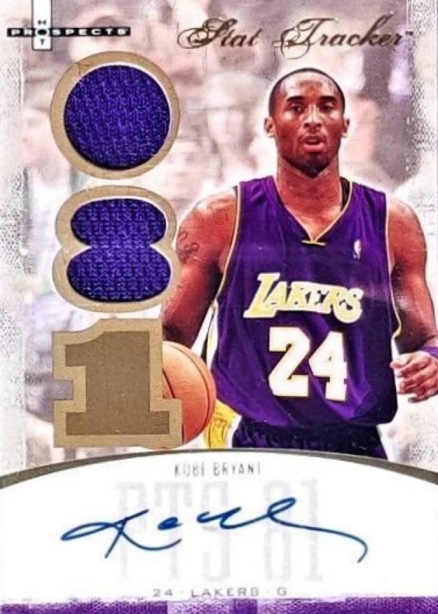 2007 Fleer Hot Prospects Stat Tracker Kobe Bryant #ST-22 Basketball Card