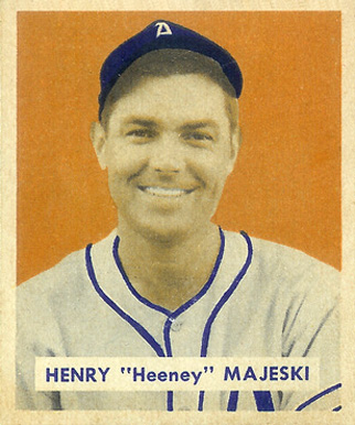 1949 Bowman Henry Majeski #127s Baseball Card