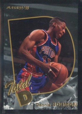 1992 Fleer Total D  Dennis Rodman #2 Basketball Card