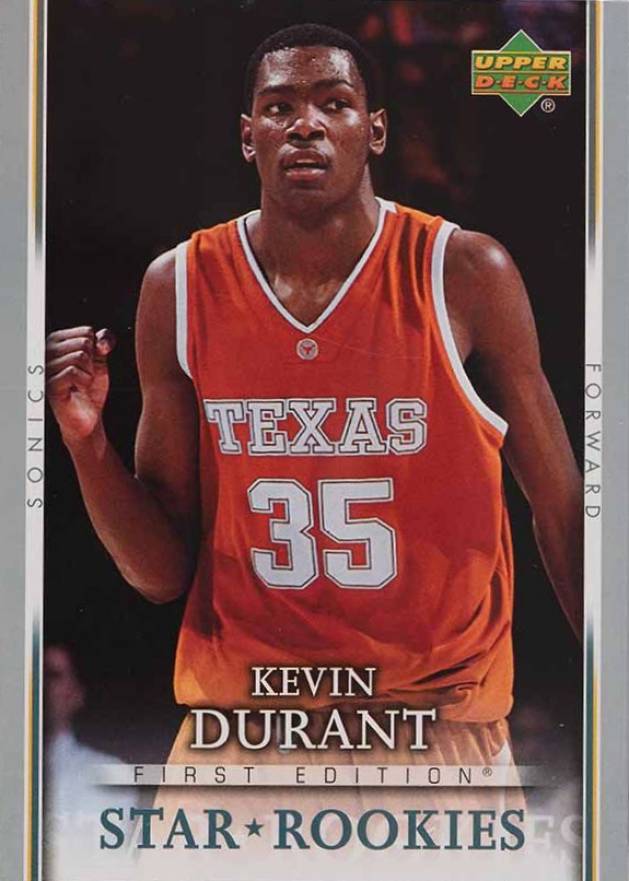 2007 Upper Deck First Edition Kevin Durant #202 Basketball Card