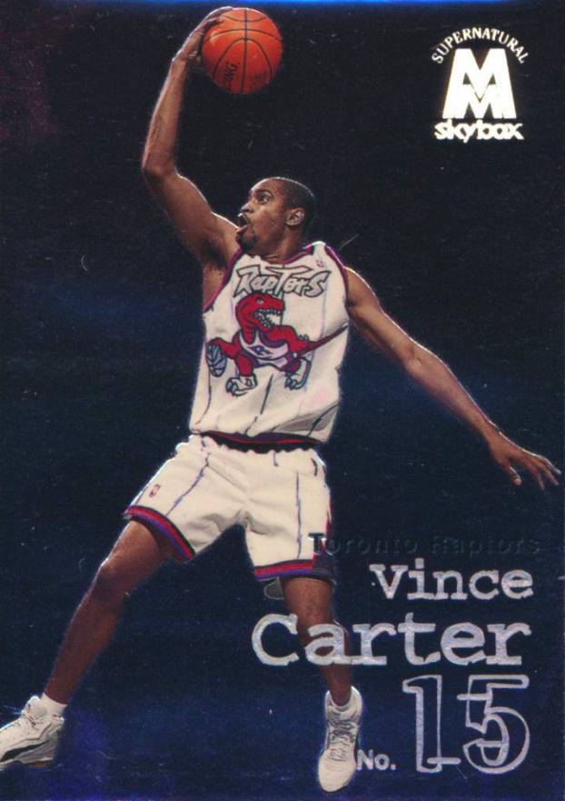 1998 Skybox Molten Metal Vince Carter #134 Basketball Card