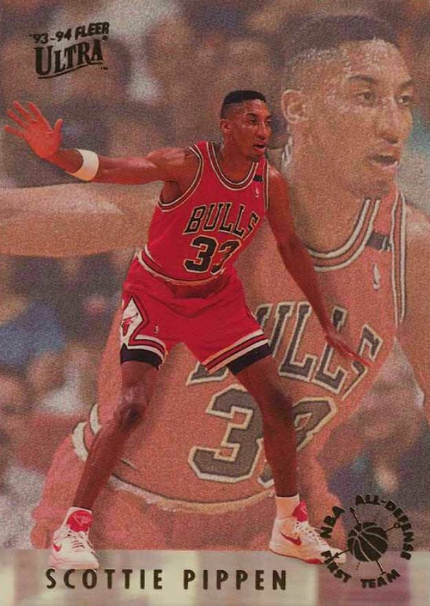 1993 Ultra All-Defensive Team Scottie Pippen #4 Basketball Card