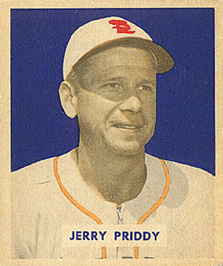 1949 Bowman Jerry Priddy #4nf Baseball Card