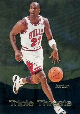 1996 Skybox Premium Triple Threats Dennis Rodman #TT10 Basketball Card