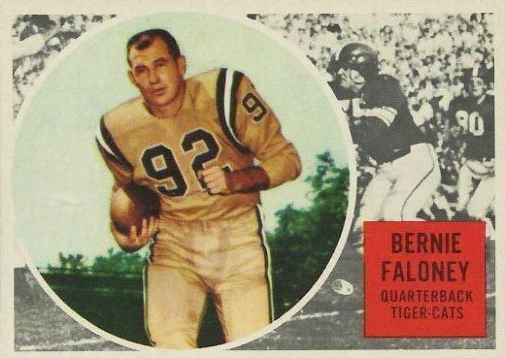 1960 Topps CFL Bernie Faloney #33 Football Card
