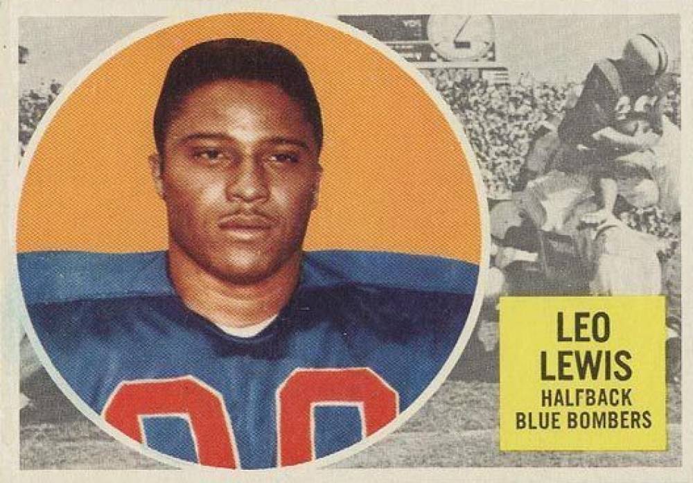 1960 Topps CFL Leo Lewis #82 Football Card