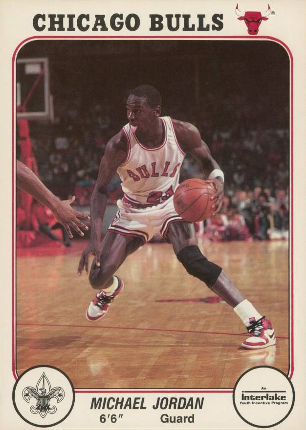 1985 Bulls Interlake Michael Jordan # Basketball Card