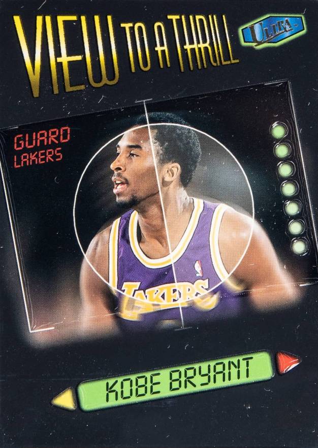 1997 Ultra View to a Thrill Kobe Bryant #VT3 Basketball Card