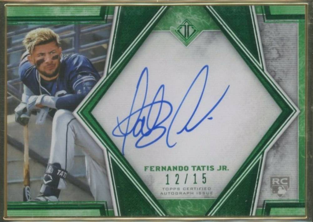 2019 Topps Transcendent Transcendent Collection Autographs Fernando Tatis Jr. #TCAFTH Baseball Card