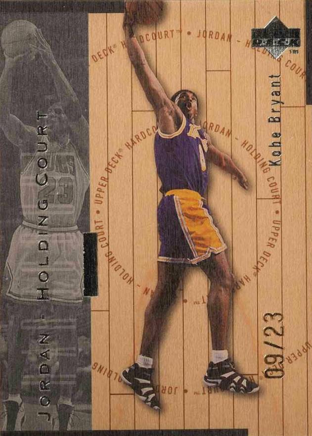 1998 Upper Deck Hardcourt Jordan Holding Court Kobe Bryant/Michael Jordan #J13 Basketball Card