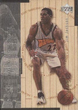 1998 Upper Deck Hardcourt Jordan Holding Court Jackson/Jordan #J9 Basketball Card