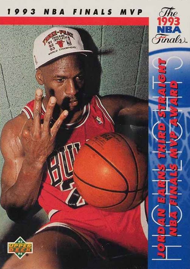 1994 Upper Deck Jordan 94-95 He's Back Reprints Michael Jordan #204 Basketball Card