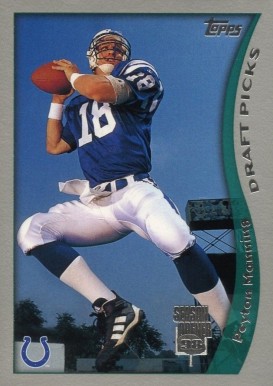 1998 Topps Season Opener Peyton Manning #1 Football Card
