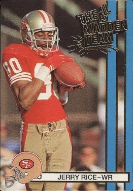 1990 Action Packed All-Madden  Jerry Rice #2 Football Card