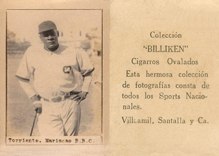 1923 Billiken Torriente, Marianao B.B.C. # Baseball Card