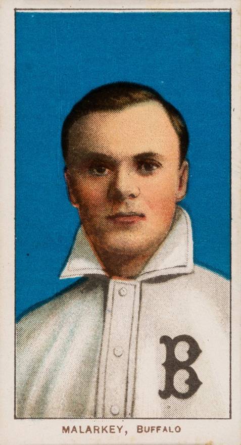 1909 White Borders Piedmont 350  Malarkey, Buffalo #298 Baseball Card