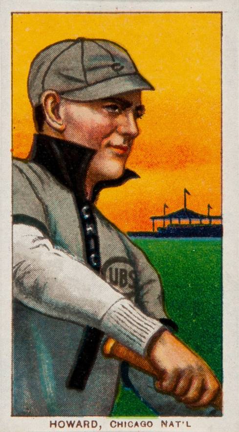 1909 White Borders Piedmont 350  Howard, Chicago Nat"L #220 Baseball Card
