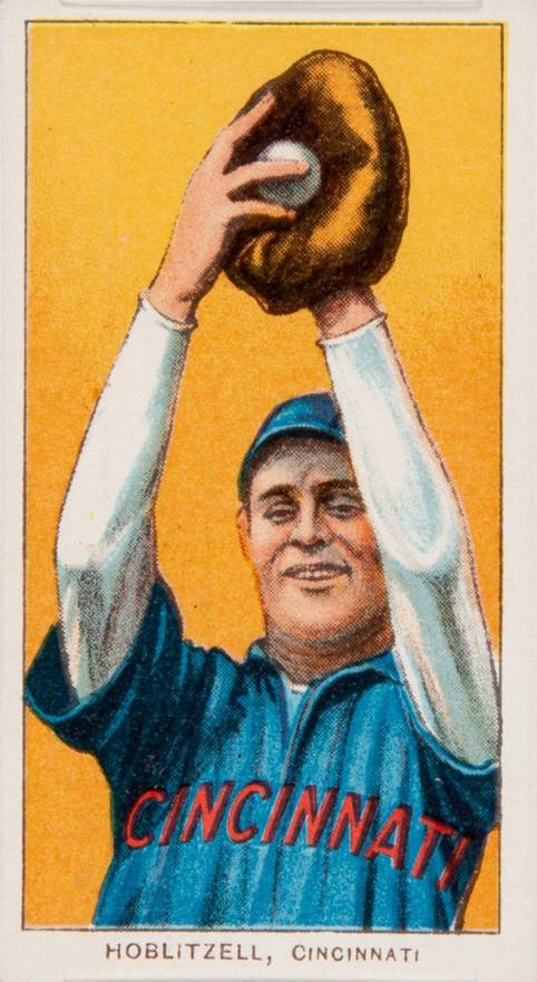 1909 White Borders Piedmont 350  Hoblitzell, Cincinnati #215 Baseball Card