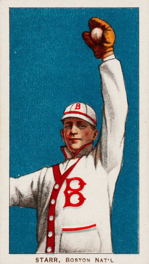 1909 White Borders Piedmont 350  Starr, Boston Nat': #462 Baseball Card