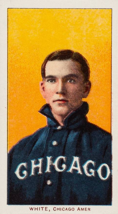 1909 White Borders Piedmont 350  White, Chicago Amer. #505 Baseball Card