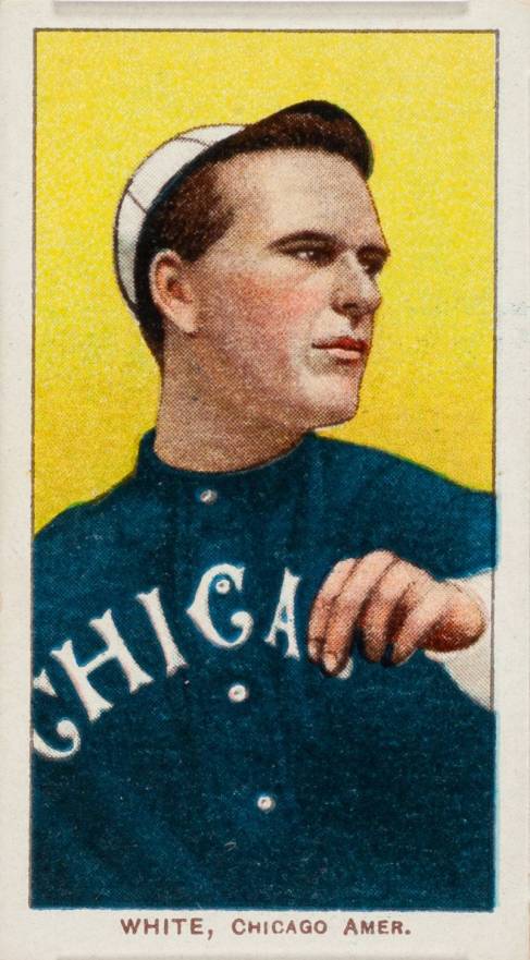 1909 White Borders Piedmont 350  White, Chicago Amer. #504 Baseball Card
