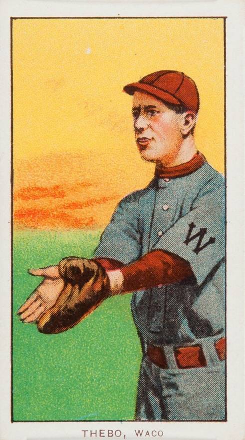 1909 White Borders Piedmont 350  Thebo, Waco #481 Baseball Card