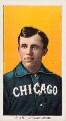 1909 White Borders Piedmont 350  Parent, Chicago Amer. #378 Baseball Card