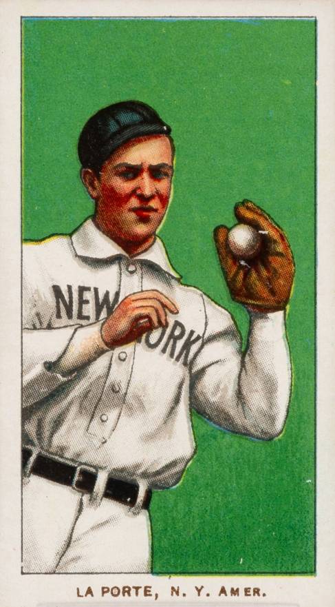1909 White Borders Piedmont 350  LaPorte, N.Y. Amer. #275 Baseball Card