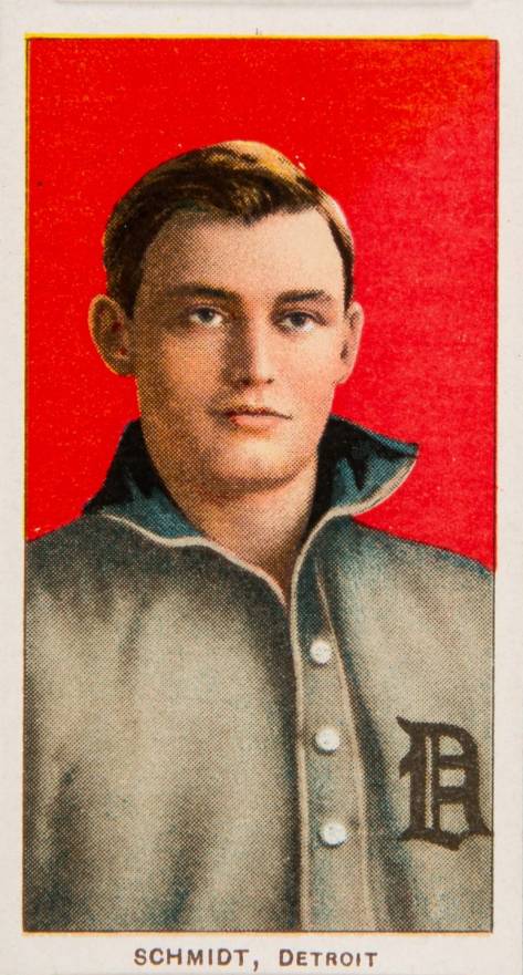 1909 White Borders Piedmont 350  Schmidt, Detroit #427 Baseball Card