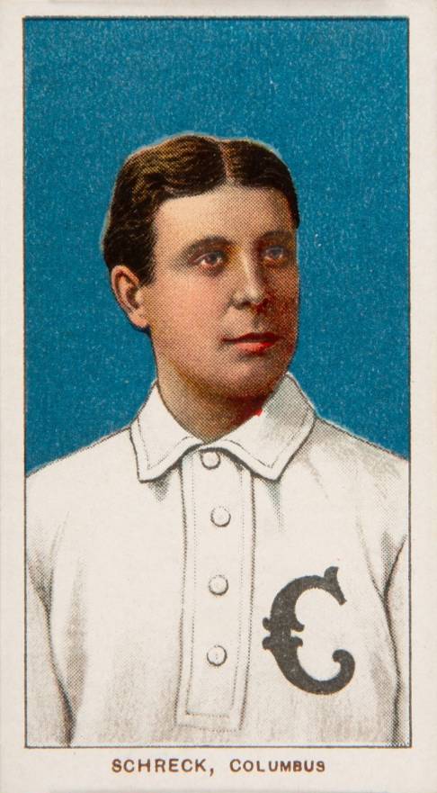 1909 White Borders Piedmont 350  Schreck, Columbus #429 Baseball Card
