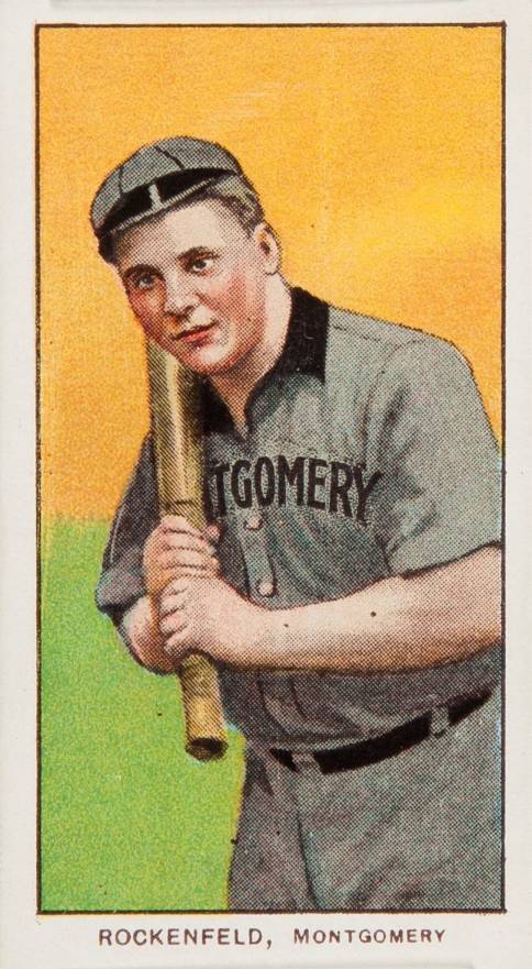 1909 White Borders Piedmont 350  Rockenfeld, Montgomery #414 Baseball Card
