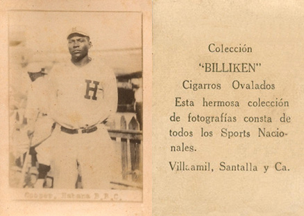 1923 Billiken Cooper, Habana B.B.C. # Baseball Card