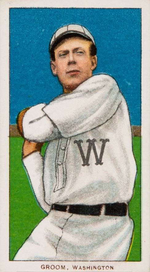 1909 White Borders Piedmont 350  Groom, Washington #198 Baseball Card