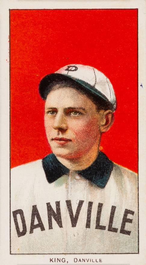 1909 White Borders Piedmont 350  King, Danville #253 Baseball Card