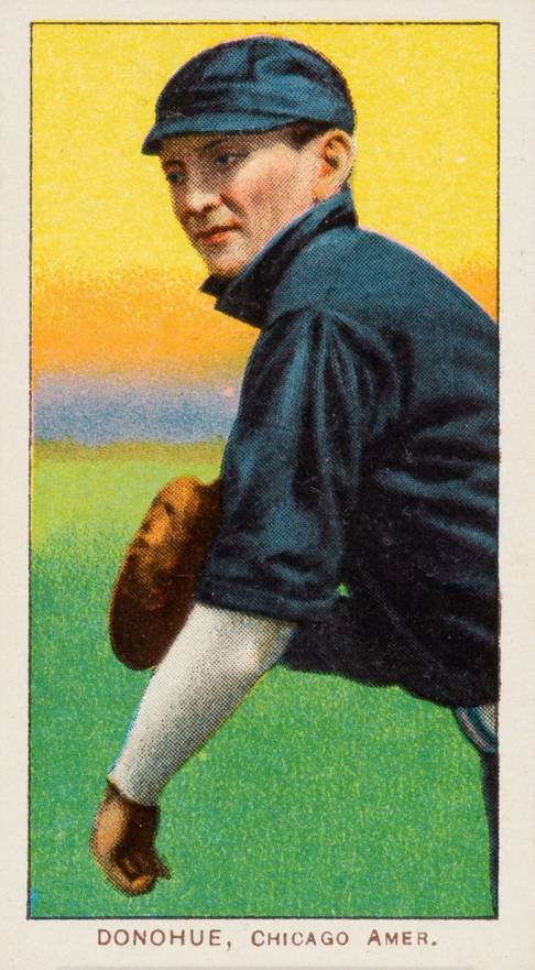 1909 White Borders Piedmont 350  Donahue, Chicago Amer. #134 Baseball Card