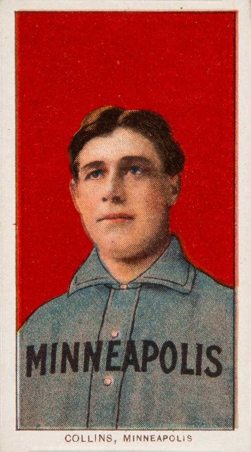 1909 White Borders Piedmont 350  Collins, Minneapolis #102 Baseball Card