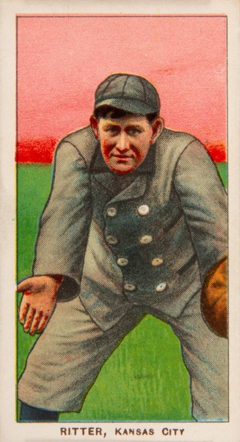 1909 White Borders Piedmont 350  Ritter, Kansas City #413 Baseball Card