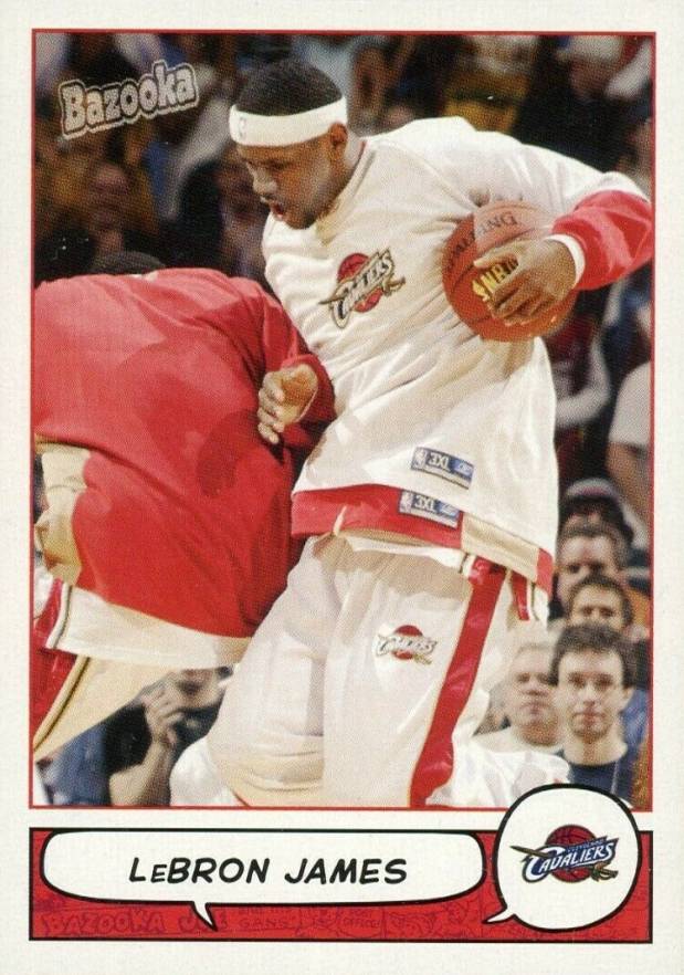 2004 Bazooka LeBron James #100 Basketball Card