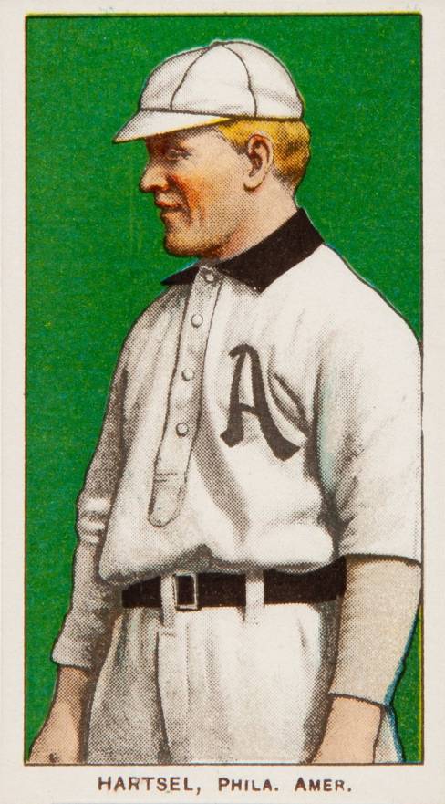 1909 White Borders Piedmont 350  Hartsel, Phila. Amer. #206 Baseball Card