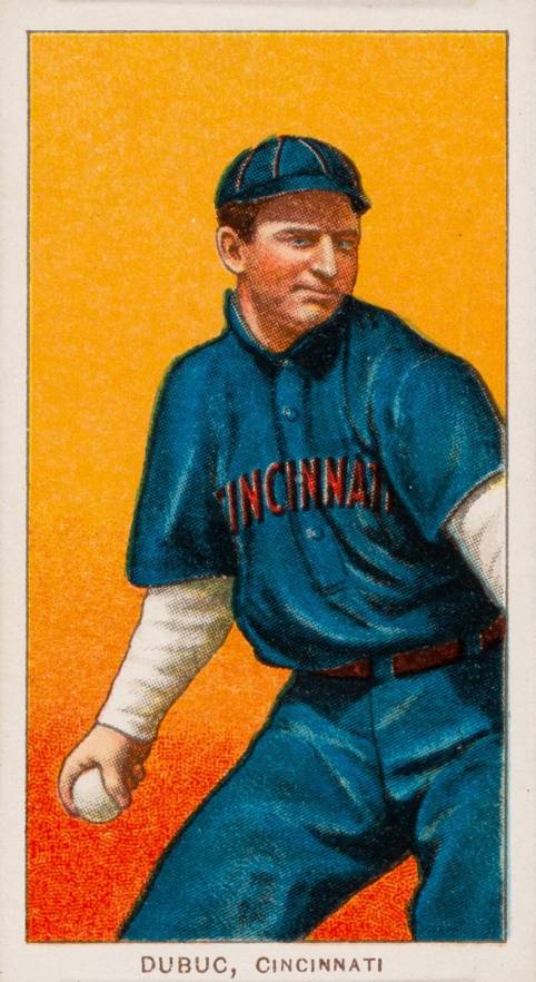 1909 White Borders Piedmont 350  Dubuc, Cincinnati #152 Baseball Card