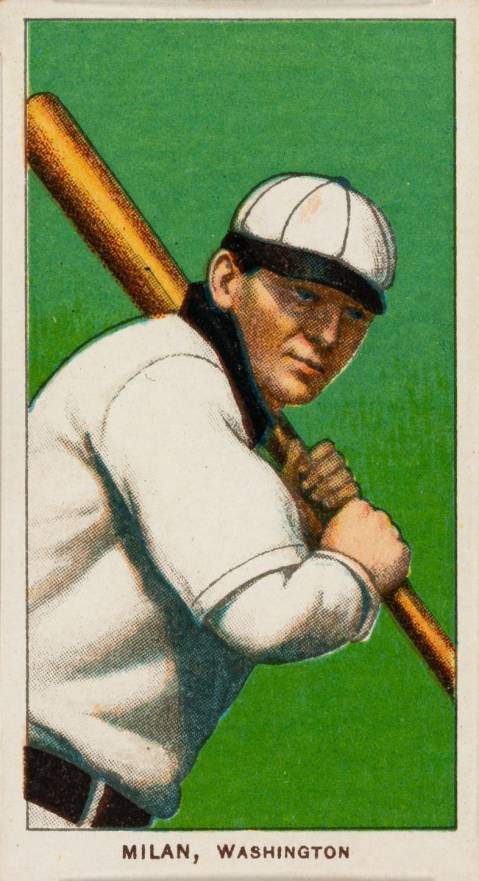 1909 White Borders Piedmont 350  Milan, Washington #334 Baseball Card