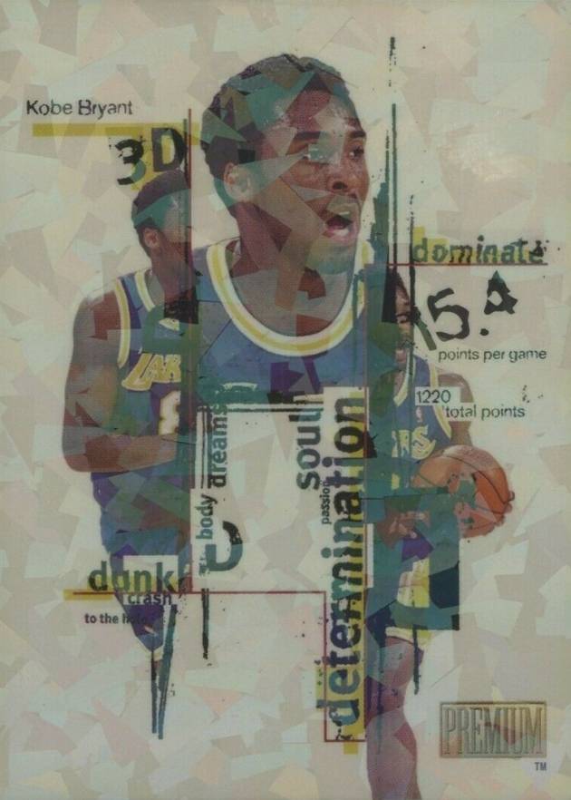 1998 Skybox Premium 3D's Kobe Bryant #1 Basketball Card
