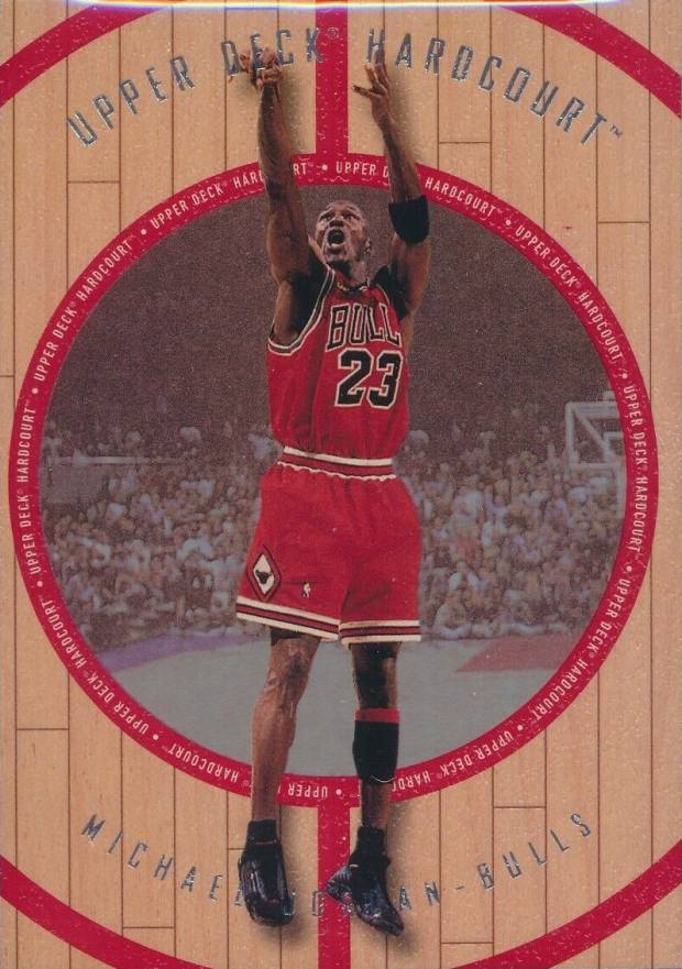 1998 Upper Deck Hardcourt Michael Jordan #23-A Basketball Card