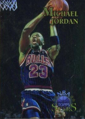 1996 Topps NBA Stars Michael Jordan #24 Basketball Card