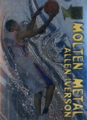 1996 Metal Molten Metal Allen Iverson #17 Basketball Card